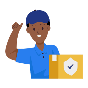 delivery driver, mover, box, package